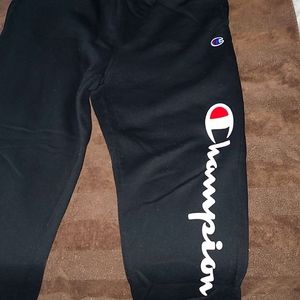 Black (boys) XL Champion Joggers